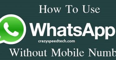 How to Use WhatsApp without Mobile/Phone Number (without sim card)